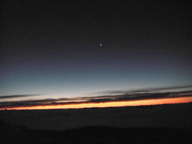 Sonnenaufgang mit Venus